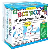 Key Education Publishing Big Box of Sentence Building Games Learning Materials for Age 5 and Up , 840008