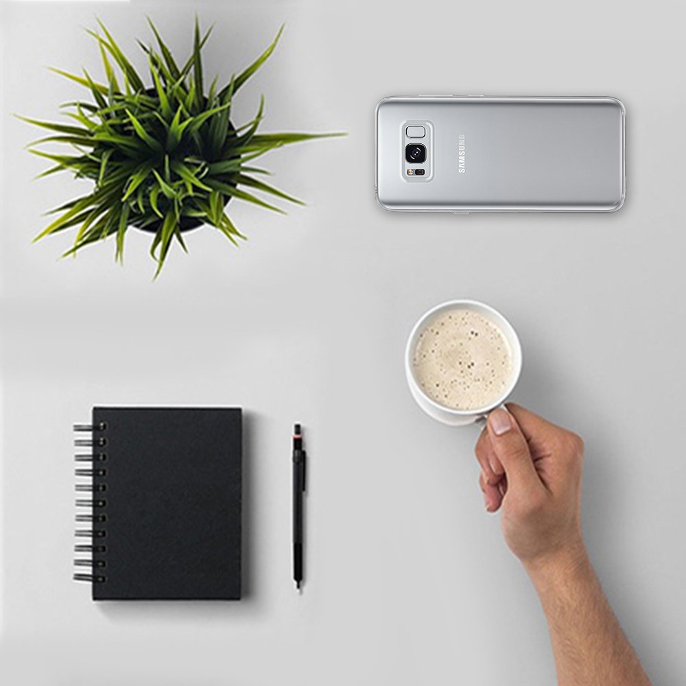 Hülle für Samsung Samsung Galaxy S8,TUCNIPUS Schutzhülle Case Silikon - Ultra Dünn Crystal Clear Durchsichtige Backcover Handyhülle TPU Case für Samsung Galaxy S8-Transparent
