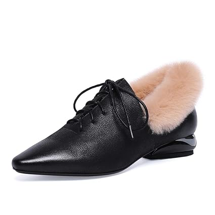  Glter Womens Low Heel Ankle Boots Autumn Winter