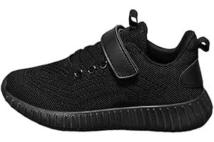 Boys Girls Tennis Shoes Lightweight Non-Slip Running Shoes Unisex Breathable Hiking Sneakers Walking Sports Sneakers