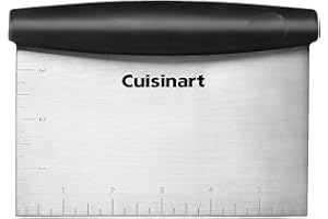 Cuisinart Multi-Purpose Food Scraper & Chopper, Measuring Scale & Conversion Chart, Stainless Steel (CTG-00-FS2C)
