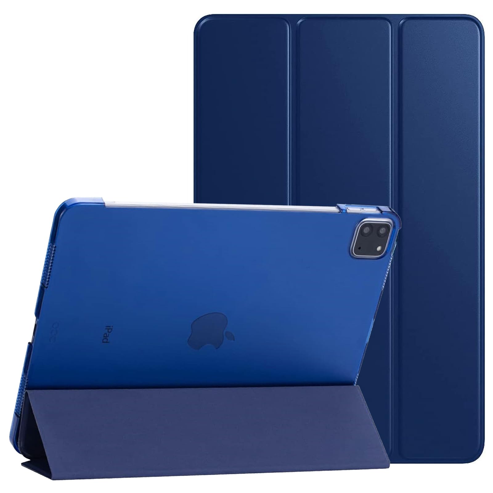 PROTech Smart Case for iPad Pro 11 Inch, 2022/2021/2020-18 Model, Slim Stand Hard Back Shell Smart Cover with Auto Wake/Sleep (Blue)