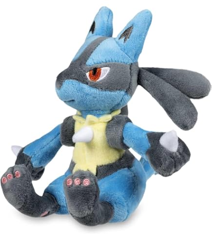 30cm Lucario Plush Doll – Pokémon Official Style, 2024, Soft & Cuddly - View #2