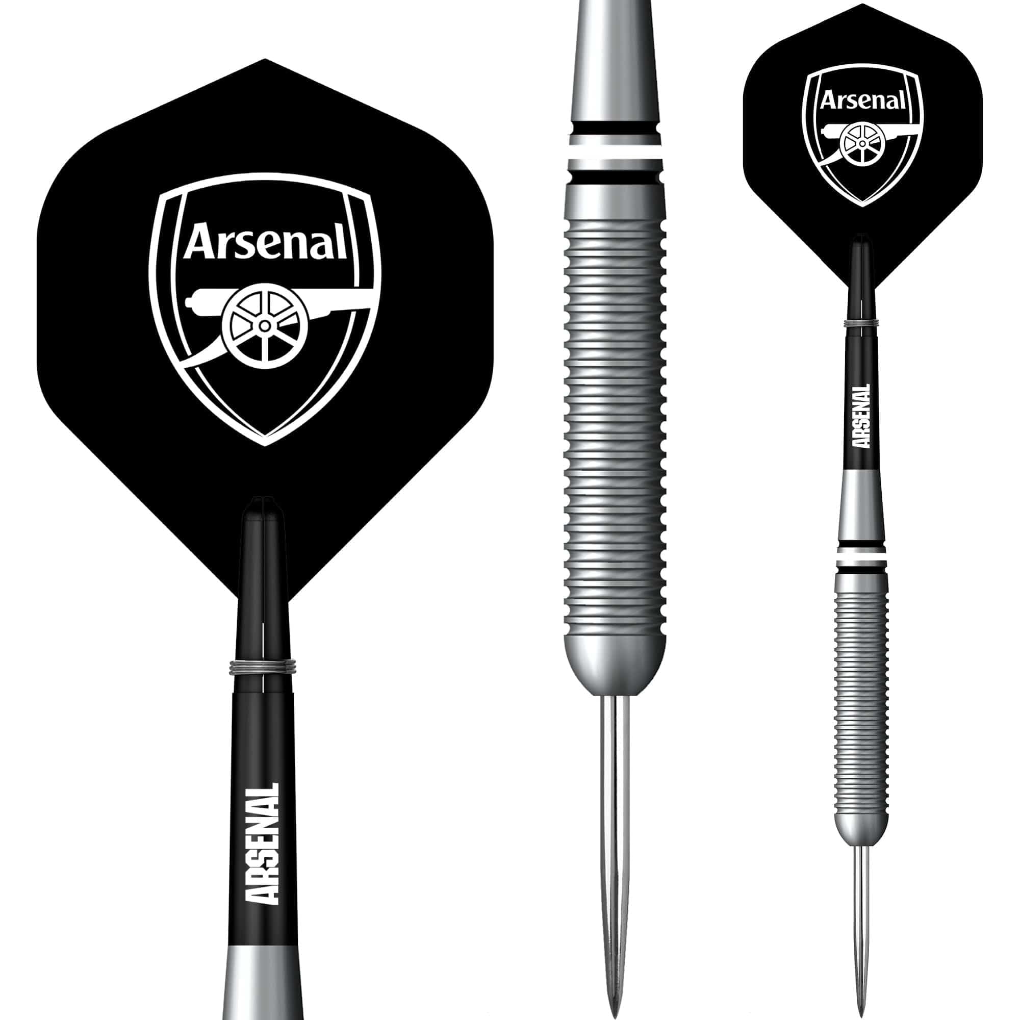 Officially Licensed Arsenal Football Club Steel Tip Brass Darts Set Gunners, 22g (D1417)