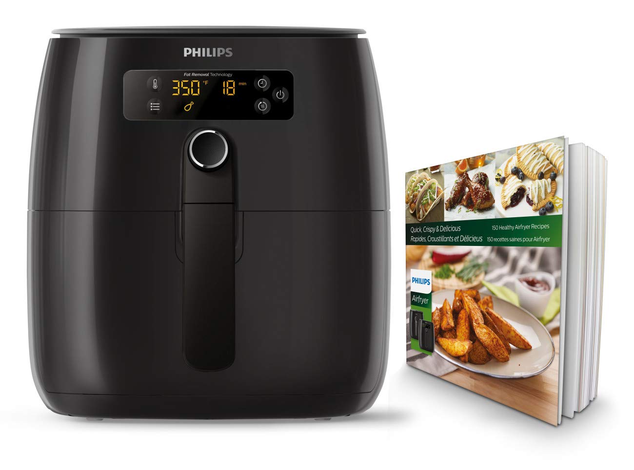 Mua Philips Kitchen Appliances HD9741/99 Philips Airfryer, XLarge, Black trên Amazon Mỹ chính