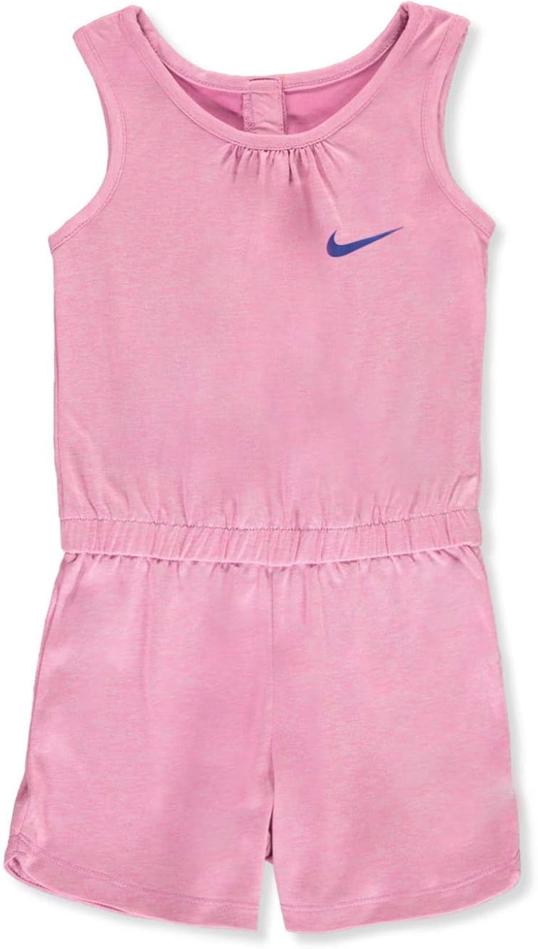 Nike Kids Baby Girl's DriFIT Studio Romper (Toddler) Magic Flamingo Heather 2T
