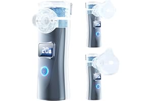 Dornvap Nebulizer,Portable Nebulizer,Nebulizer for Adults and Kids, Nebulizer Machine for Adults and Kids with 3 Nebulizer Masks,USB Rechargeable,Handheld steam Inhaler for Asthma Breathing