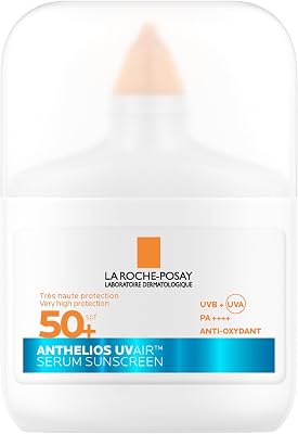 Sérum solar La Roche-Posay Anthelios UVAIR SPF50+, com ácido hialurónico, niacinamida e vitamina E, para todos os tipos de pele, 50 ml