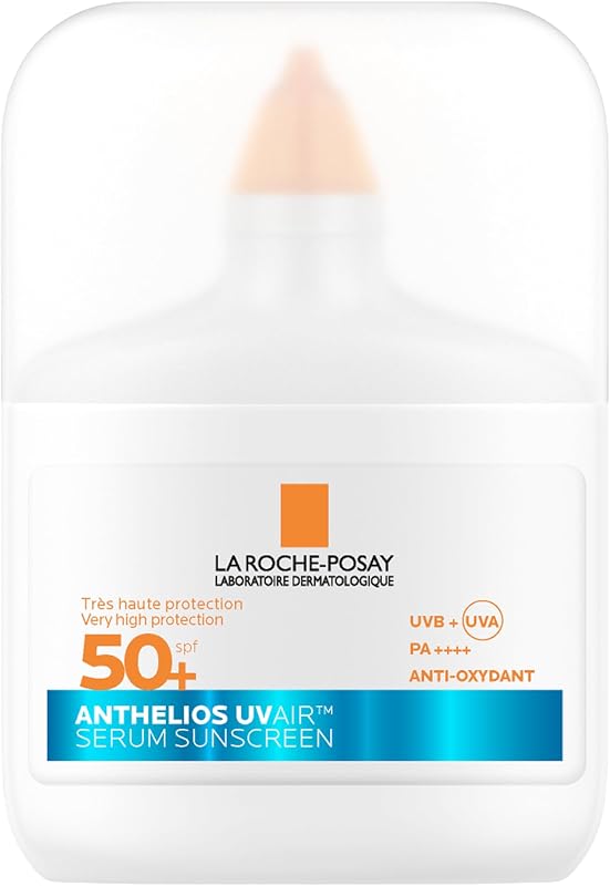 Sérum solar La Roche-Posay Anthelios UVAIR SPF50+, com ácido hialurónico, niacinamida e vitamina E, para todos os tipos de pele, 50 ml