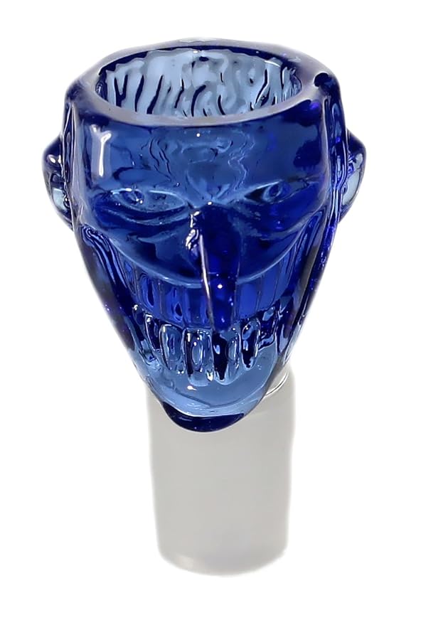 budawi® - Joker Glas Kopf 18,8er Schliff für Glasbong Chillum Stecksysteme Adapter Chillum, Adapter Glaskopf