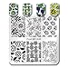 BORN PRETTY 7Pcs Nail Art Stamping Template Flower Fruit Summer manicuring Print DIY Image Plate with Stamper Kit