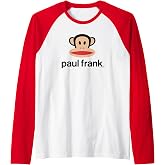 Paul Frank Julius Big Face Logo Raglan Baseball Tee