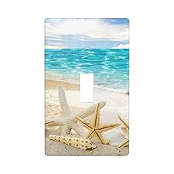 Beach Light Switch Cover Decorative Single Toggle