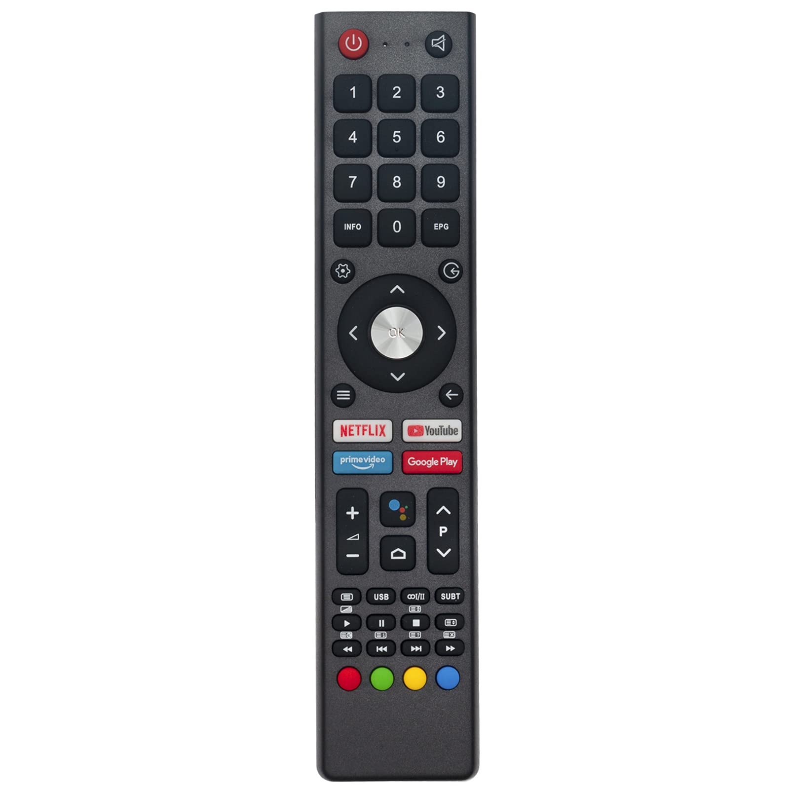 ALLIMITY GCBLTV02ADBBT Remote Control Replace fit for ChangHong UHD TV GCBLTV02 ADBBT U43H7A U50H7A U55H7A U58H7A U43H7A L32H7S L40H7S L43H7S U58H7S