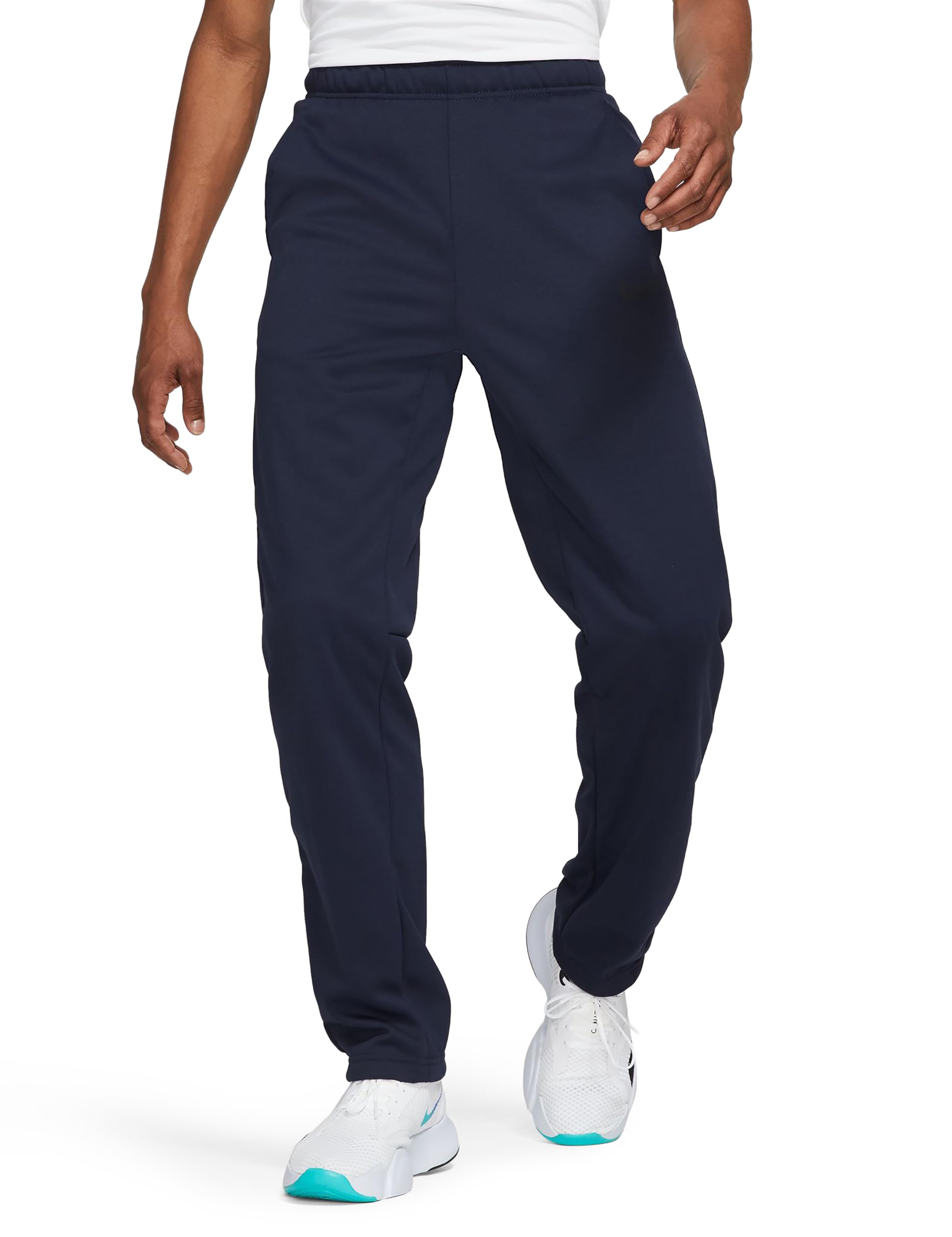 Nike Men's Therma Training Pants, Obsidian/Black, Medium Image