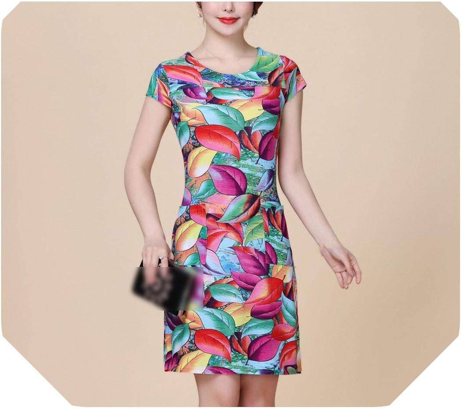 blue short summer dress