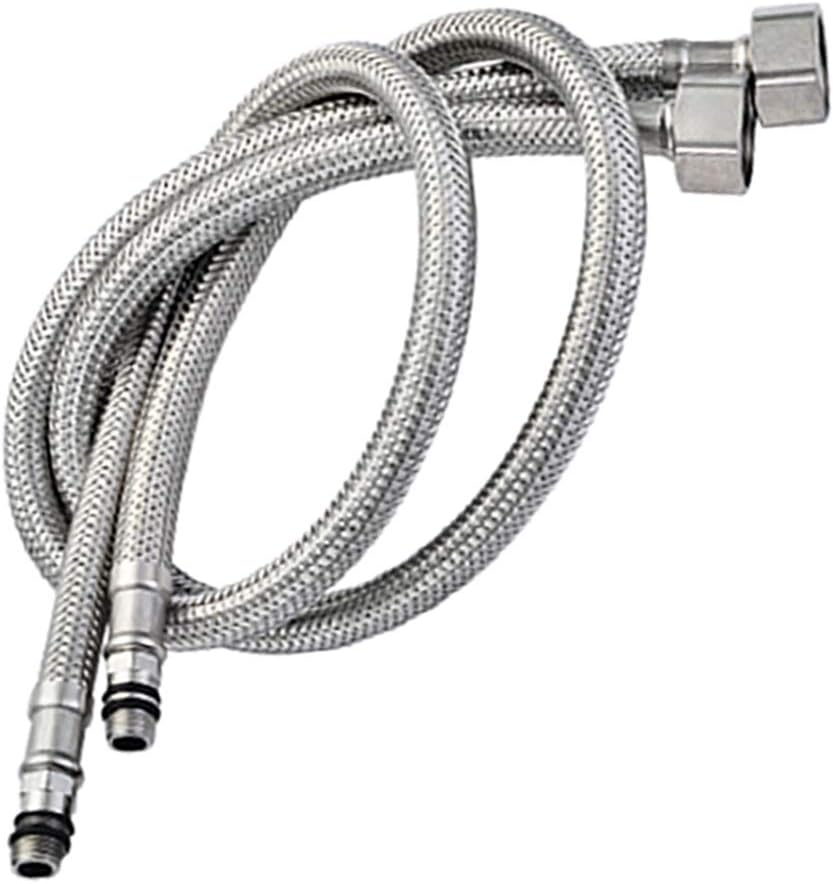XIFIRY Pack of 2 Flexi Tap Connectors M10 x1/2 600mm Stainless Steel