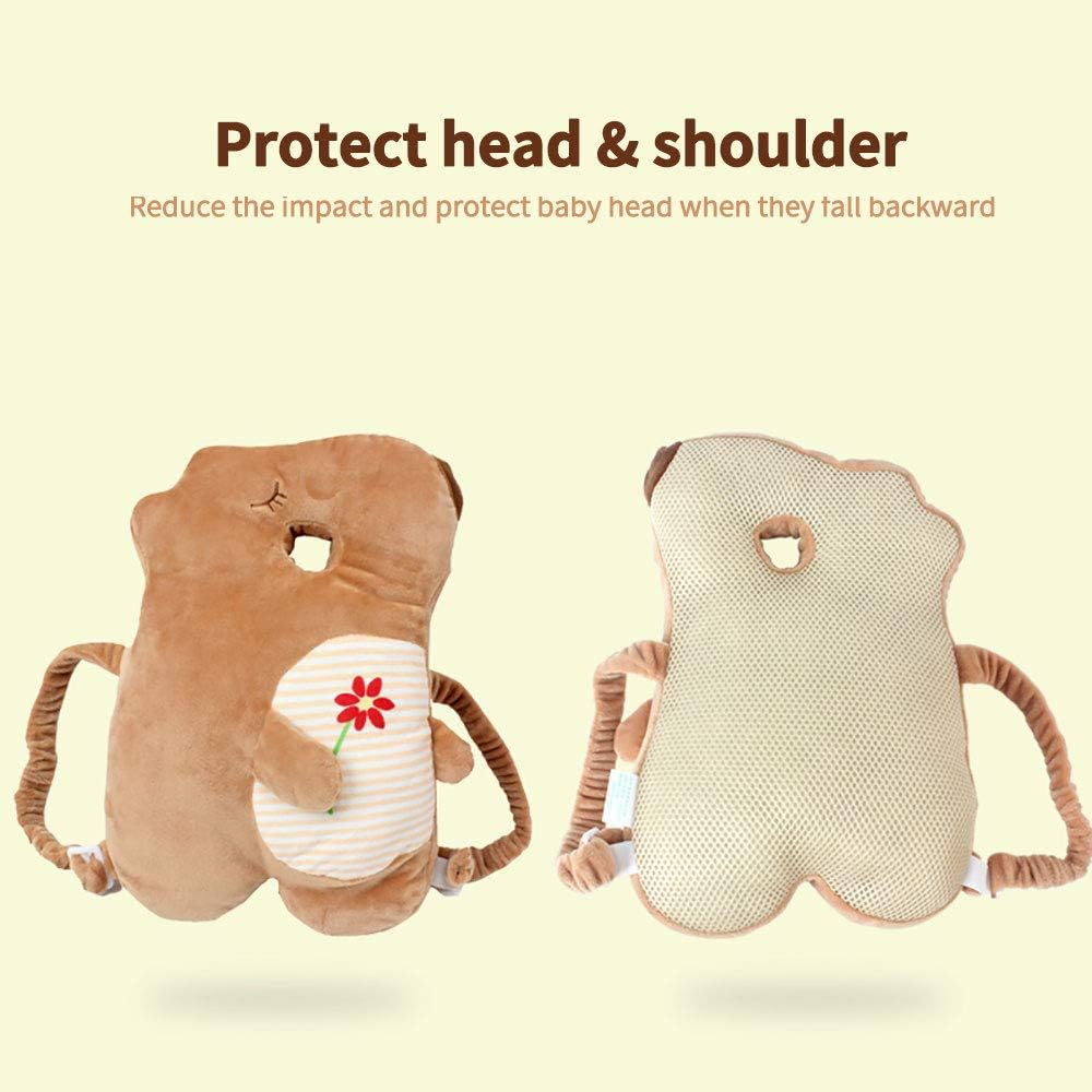 Homese Protege Tete De Securite Pour Bebe Protection De La Tete Et Des Epaules Coussin De Protection Pour Bebe Respirant Pour Bebes Marcheurs Nourrisson Reglable Ameublement Et Decoration Literie Et Linge De Maison