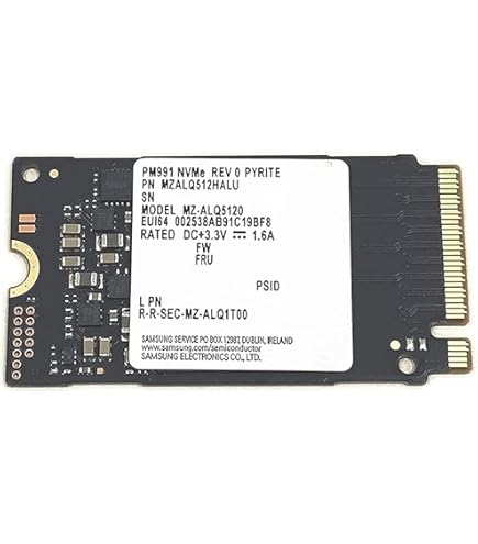 Amazon.com: Samsung 512GB SSD M.2 2242 42mm PM9B1 NVMe PCIe