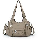 Angel Barcelo Purses for Women Soft PU Leather Shoulder Bag Crossbody Purse and Handbags