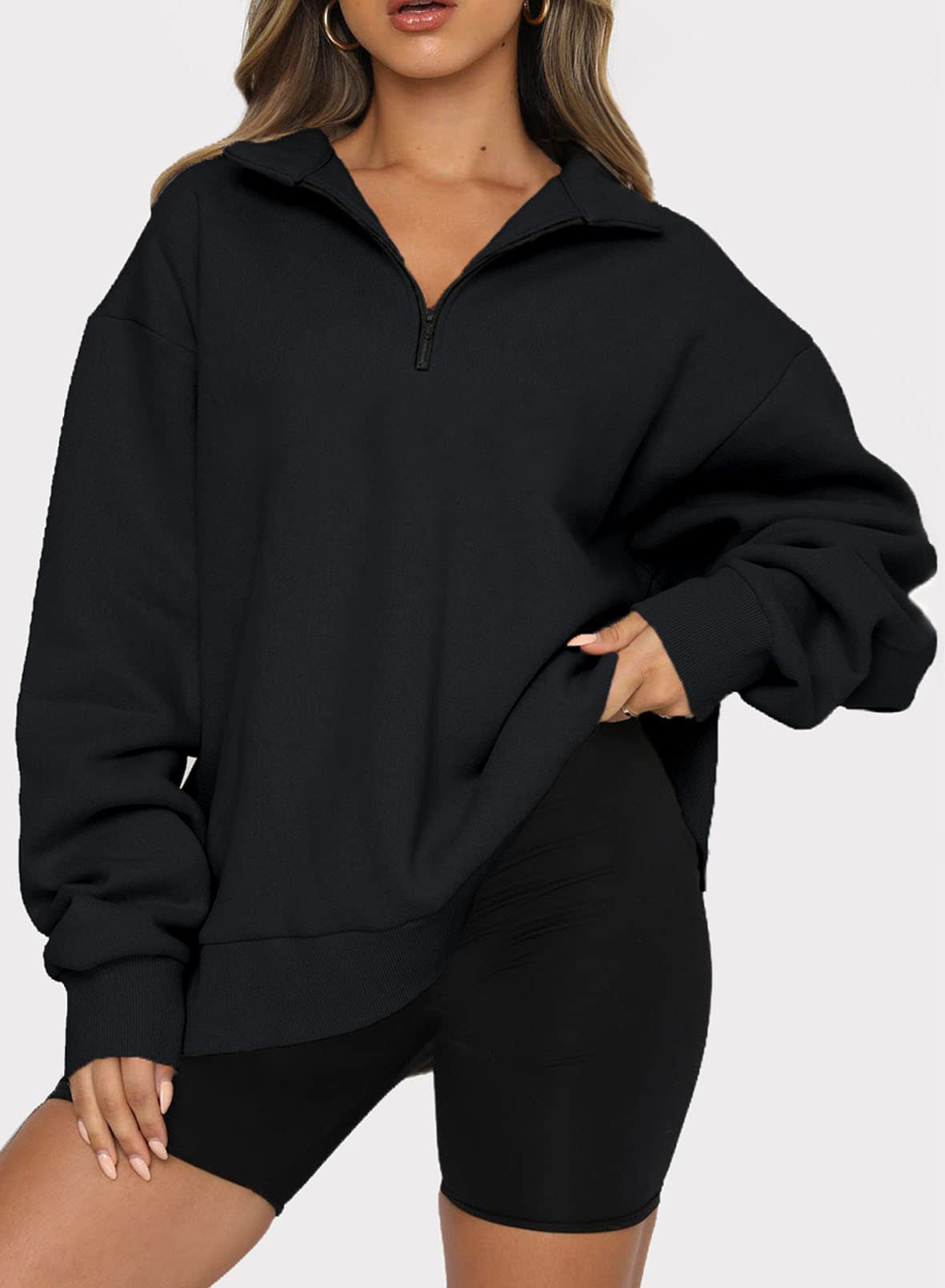 BLENCOT Half Zip Sweatshirt