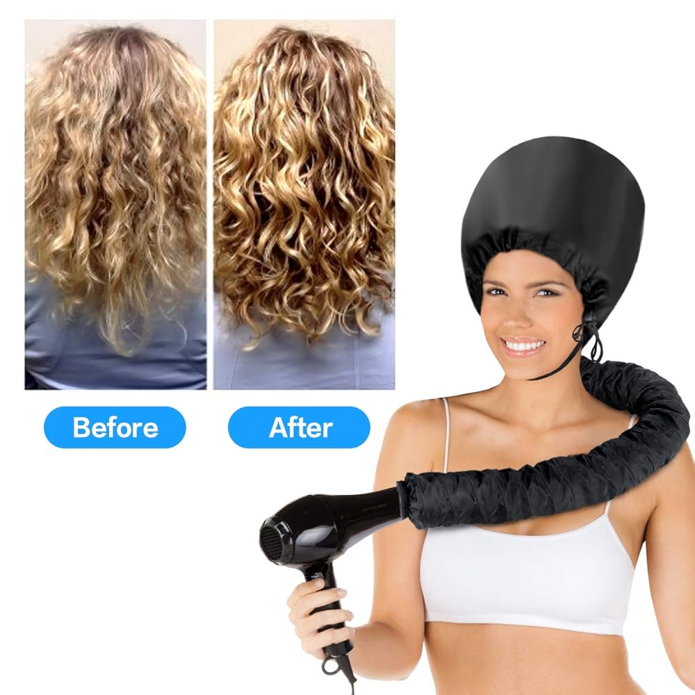 Hood Hair Dryer Attachment Hooded Hair Dryer Cap Hand Held Soft