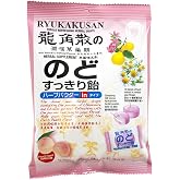 Ryukakusan Throat Refreshing Herbal Drops Supports Mouth, Throat, Respiratory System (Peach Flavor) (15 Drops) (1 Bag) (Solstice)