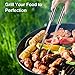 Z ZANMAX BBQ Tools Set, 18 Pcs Stainless Steel Barbecue Accessories BBQ Tongs, Spatula, Fork, Skewers, Corn Holders,Brush, 17'' Kitchen Utensil Grilling Tool Set (Aluminum Case)
