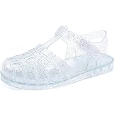 GUGUYeah Jelly Sandals for Girls,Closed Toe Princess Costume Summer Dress Shoes Fisherman Gladiator Water Beach Flat Sandals for Toddler/Little Kid/Big Kid