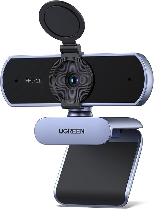 Webcam 2K 30FPS Full HD Cámara USB A PC Dos Micro Autofocus