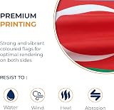 AZ FLAG Azerbaijan Flag 2x3 ft 100D Polyester with Two Grommets view 3