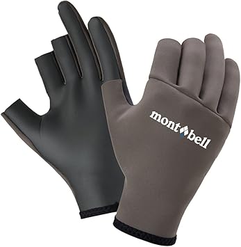 Amazon モンベル Mont Bell ネオプレン スリーフィンガーレス フィッシンググローブ L Dkgy ダークグレー モンベル Mont Bell グローブ