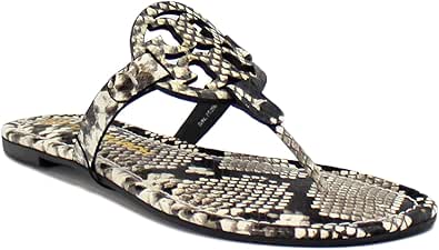 tory burch snake flip flops