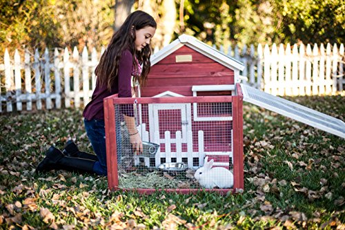 Advantek The White Picket Fence Rabbit Hutch