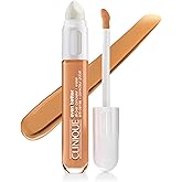 Clinique Even Better All-Over Full Coverage Concealer + Eraser Makeup For Dark Undereye Circles | With Hyaluronic Acid + Caffeine | Hydrating, Brightening + Depuffing