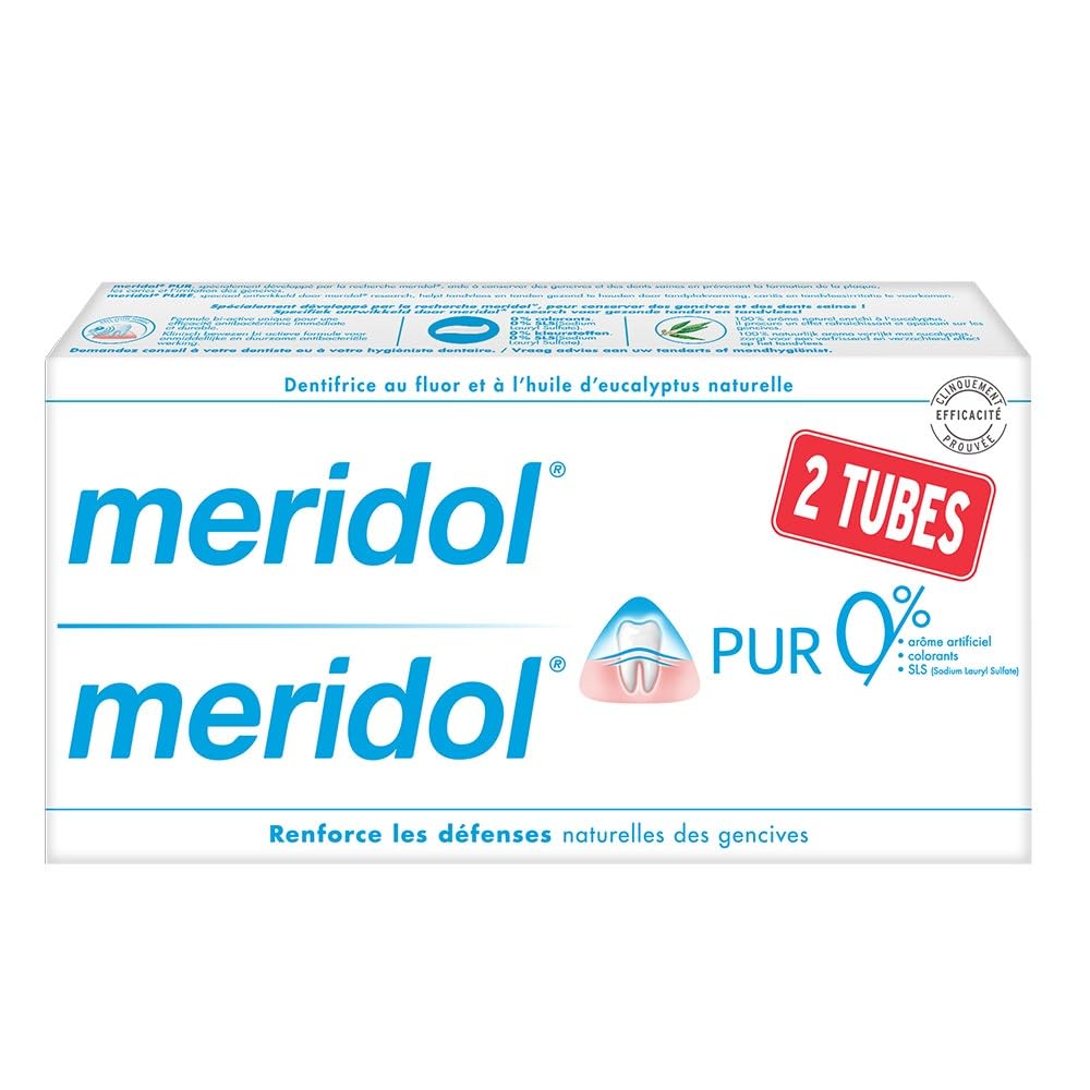 Meridol Pur Toothpaste 2 x 75ml