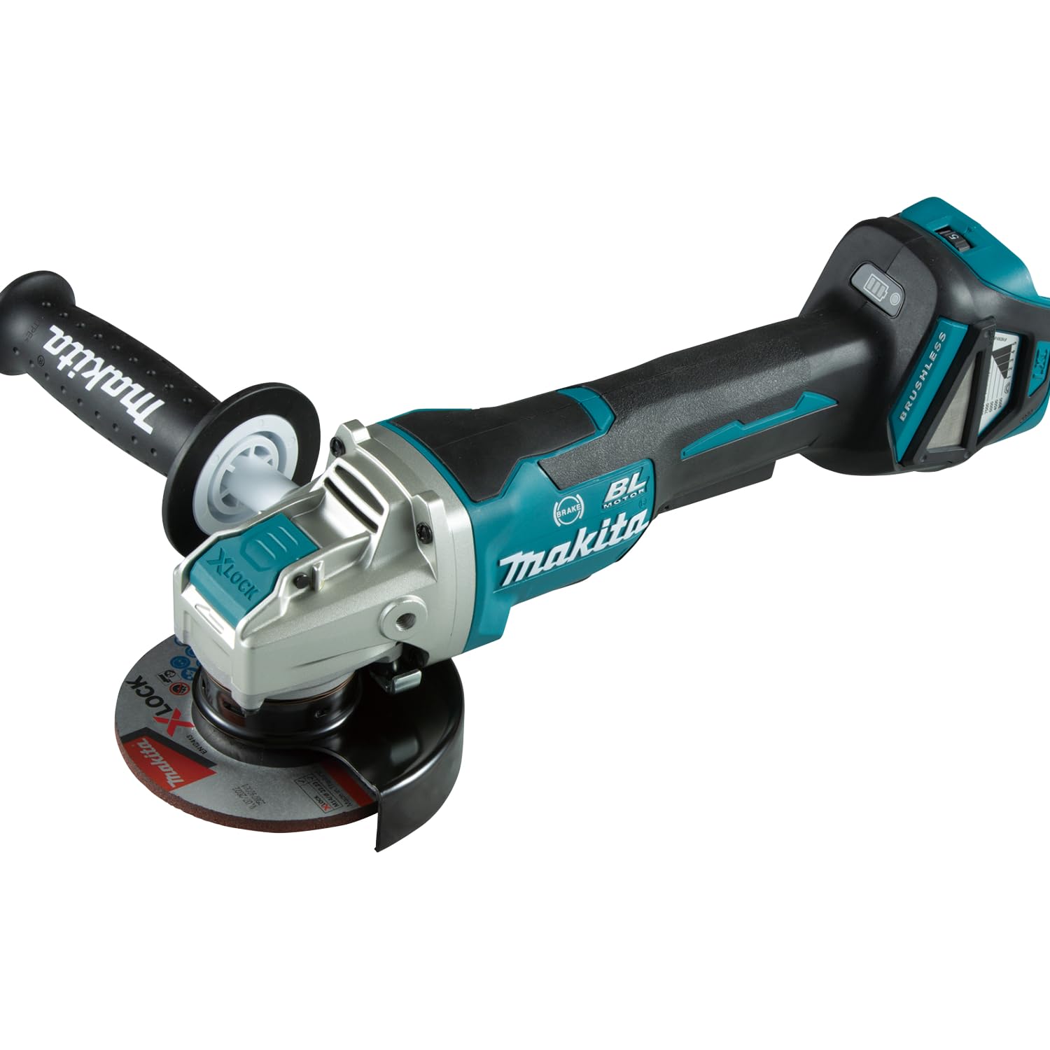 Makita DGA469Z 18V Li-ion LXT Brushless 115mm X-Lock Angle Grinder - Batteries and Charger Not Included