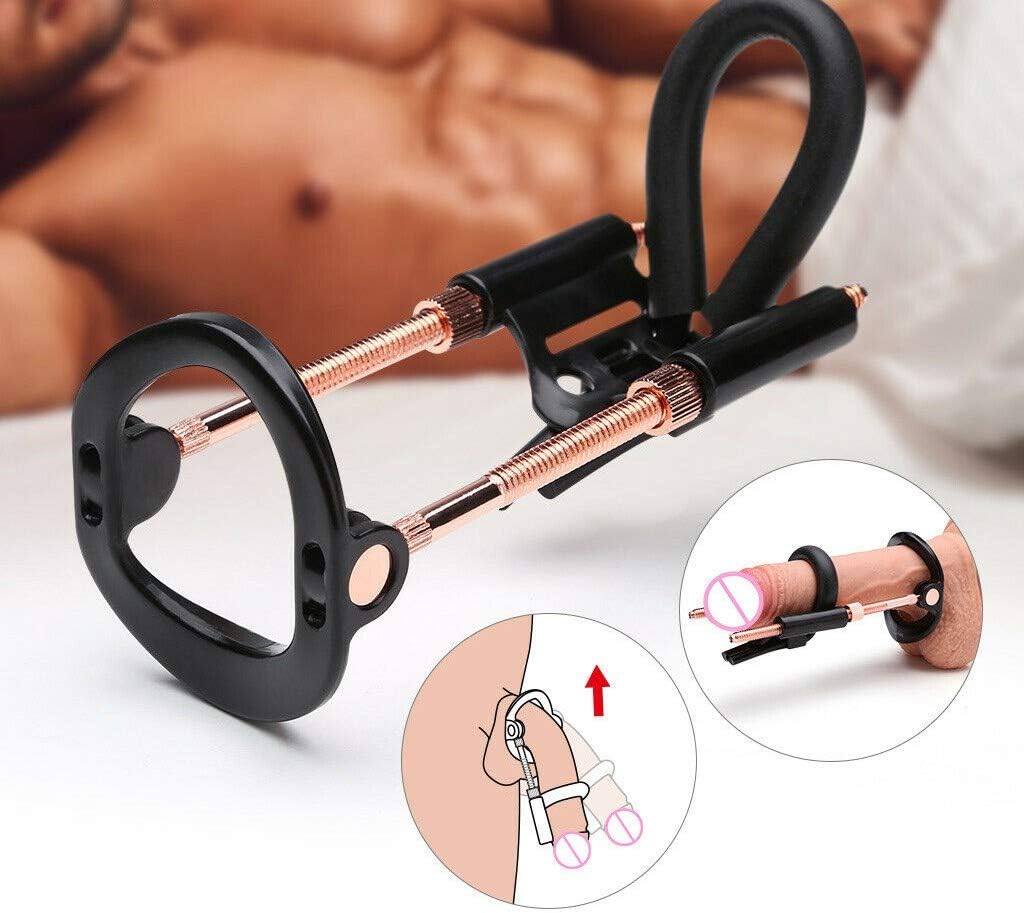 RingQ Professional Male Device Enlarger System Stronger Growth of Up to 30% Length Black