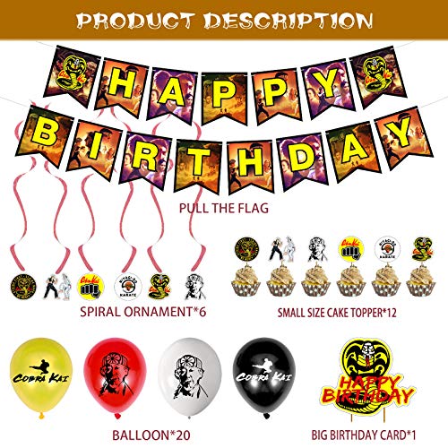 Cobra Kai Birthday Decorations Party City Ausbutton History.