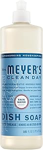 MRS. MEYER'S CLEAN DAY Liquid Dish Soap, Rain Water, 16 fl. oz