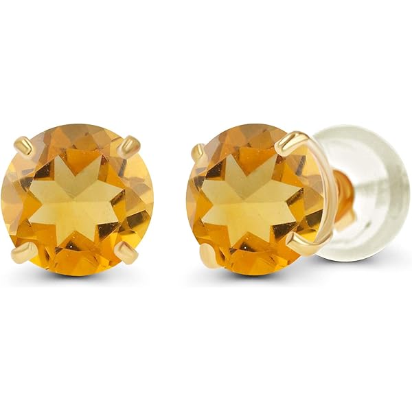 Pendiente De Botón Reversible Idylle Blossom De Oro Amarillo, Oro