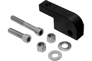 TCMT 39mm Motorcycle Headlight Extension Block Fit for Harley Dyna T-Sport | Aluminum Headlight Extension Bracket Fit for Harley Dyna Fork T-Sport FXDL FXDF FXDB FXDWG 2006-2017 Headlight Fairing