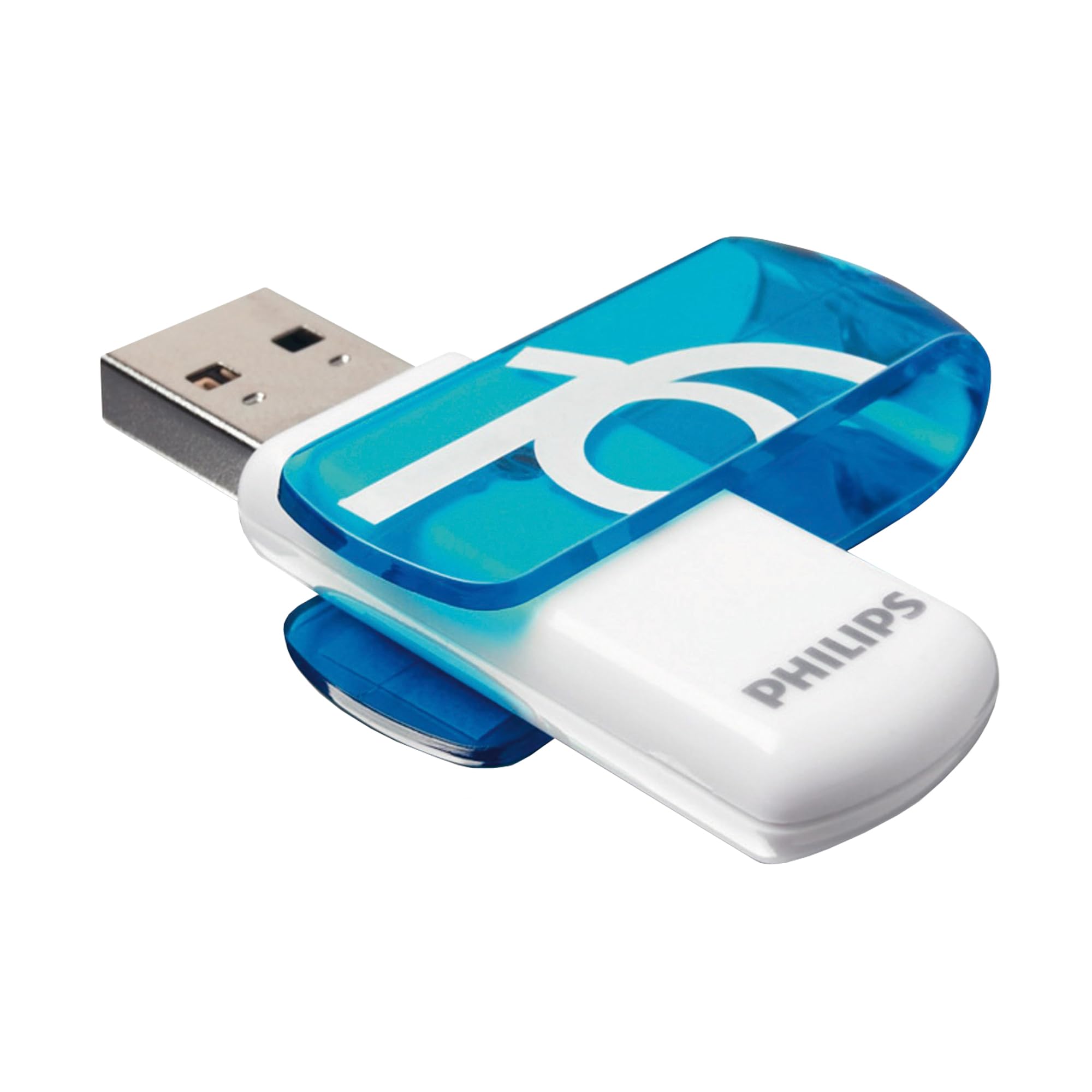 Philips FM 16 FD 05 B/00 USB Stick White/Blue 16 GB MLC Nand Flash Memory USB 2.0