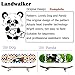 Landwalker Pro Cruiser Complete Girl Skateboard 31x8 Inch Skateboards Cheap Skateboard (Panda)