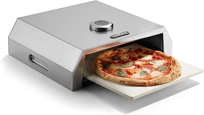 VonHaus BBQ Pizza Oven Outdoor with Stone Included 12 inch
