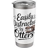 Funny Otter Animal Lover for Women Men Stainless Steel Insulated Tumbler