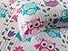 MarCielo 2 Piece Kids Bedspread Quilts Set Throw Blanket for Teens Boys Girls Bed Printed Bedding Coverlet, Twin Size, Purple Hoot (Twin)