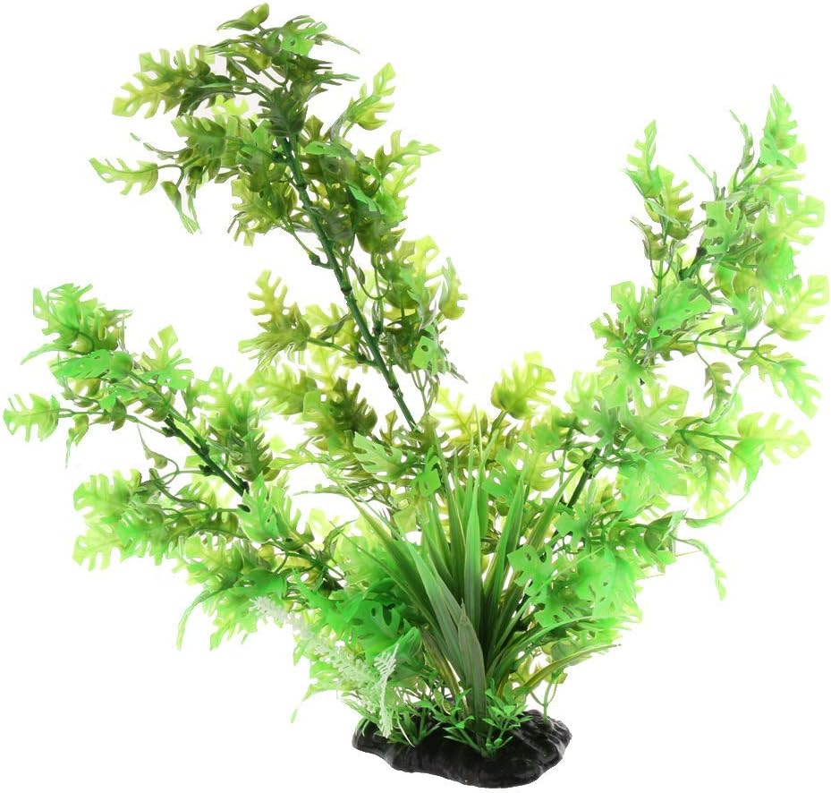 Aquatic Plants, Large Aquarium Plant Plastic (Color Green) Amazon.co