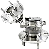 Aspligo 2Pcs 512347 Rear Wheel Bearing Hub Assembly Fit for Mazda 3 2004-2013, for Mazda 5 2006-2010 2012-2017, 5 Lugs w/ABS