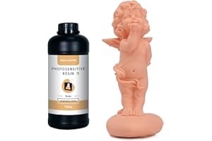 RICH-OPTO 3D Printer Resin UV-Curing 405nm Rapid High Precision Beige 1000g Quick Curing Standard Photopolymer Resolution Low Odor for LCD 3D Printing Liquid